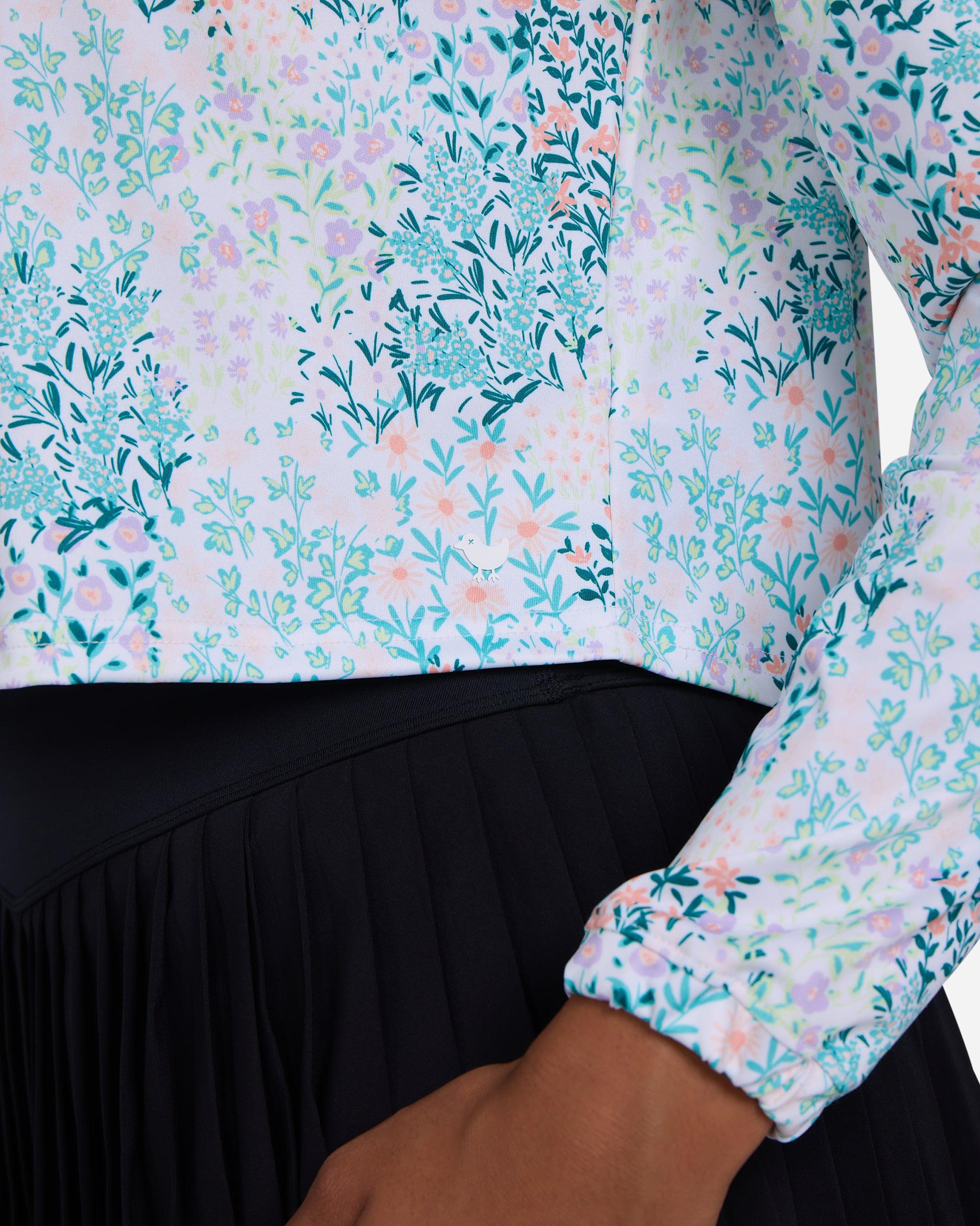 UV Quarterzip - Spring Has Sprung-Women's Quarterzip-Bad Birdie