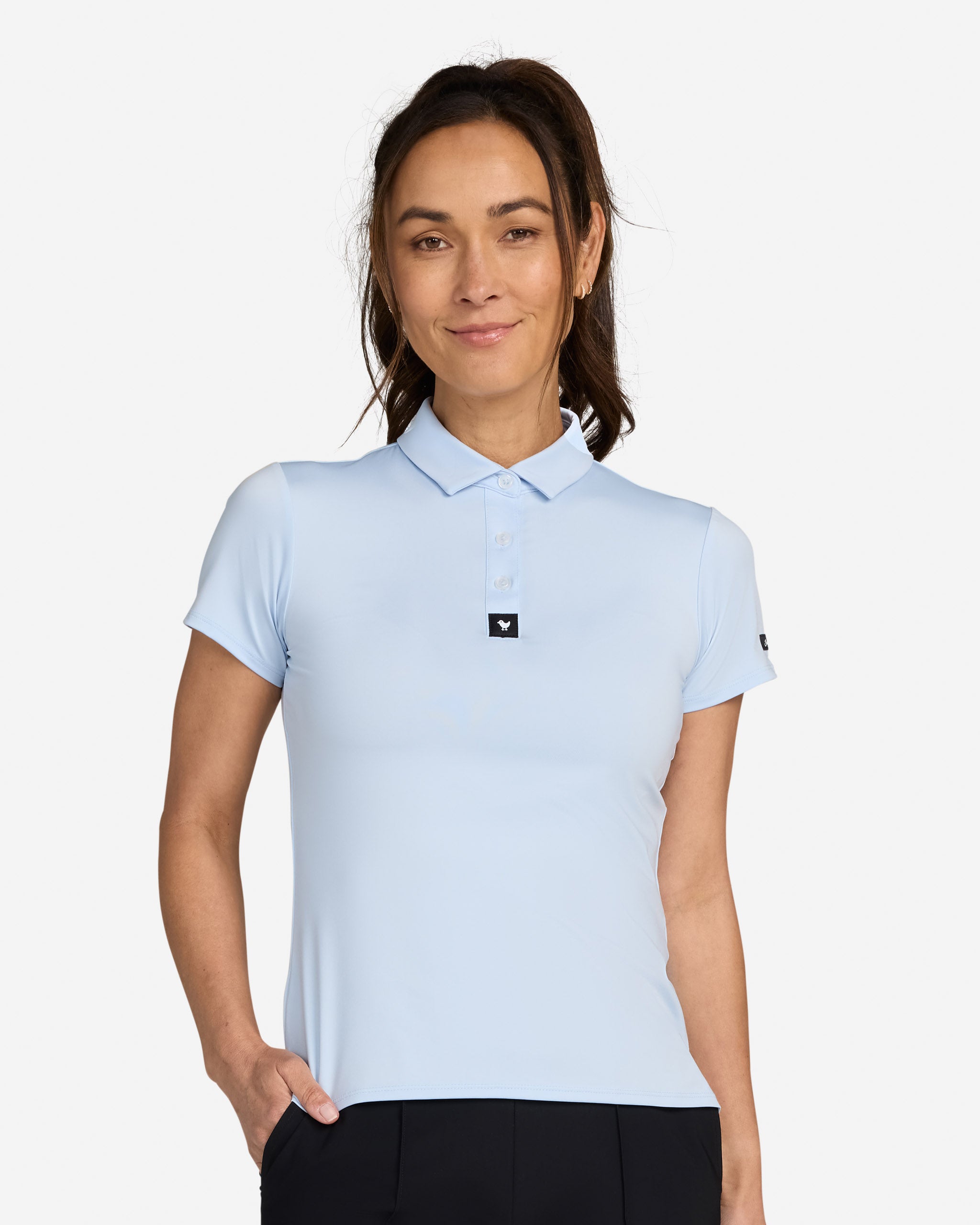Cerulean-Women's Polo-Bad Birdie